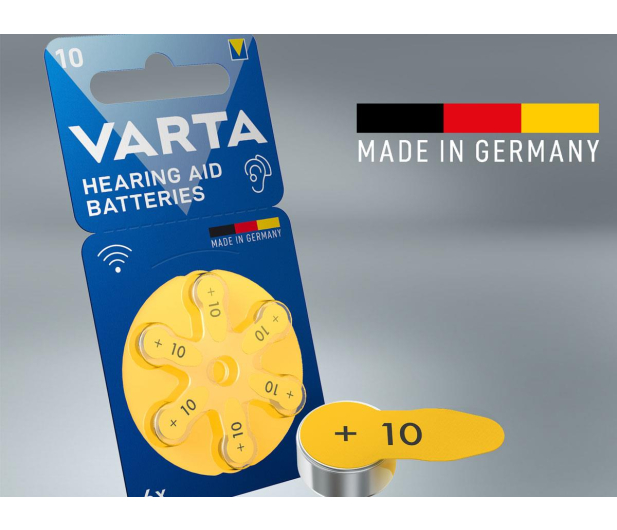 VARTA Bateria do aparatu słuchowego 10 / PR70 (6 szt.) 24610101416 - 1456624 - zdjęcie 3